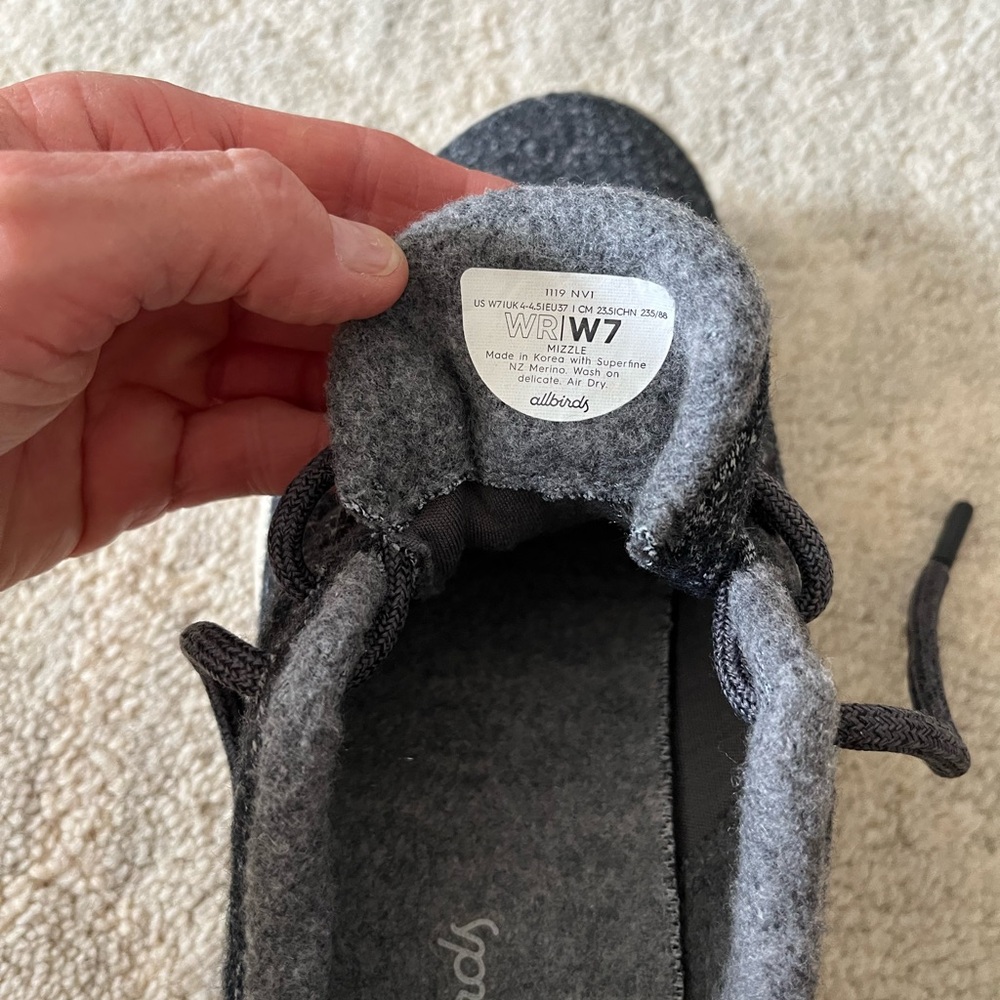 Allbirds’s wool runners/sneakers